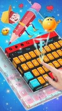 Colorful New Keyboard 2018 Theme screenshot 1
