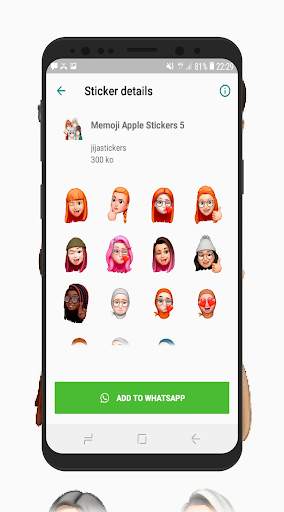 Memoji Apple Stickers for WhatsApp - WAStickerApps screenshot 2
