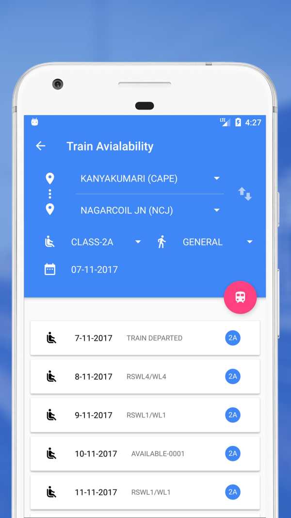 Live Train Status, PNR Status & Indian Rail Info screenshot 6