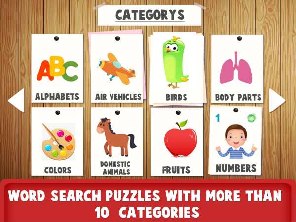 Educational Word Search Game For Kids - Word Games screenshot 2