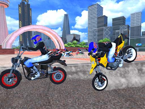 Motorbike Driving Traffic Game screenshot 2