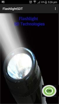 Flashlight one hand operated screenshot 2