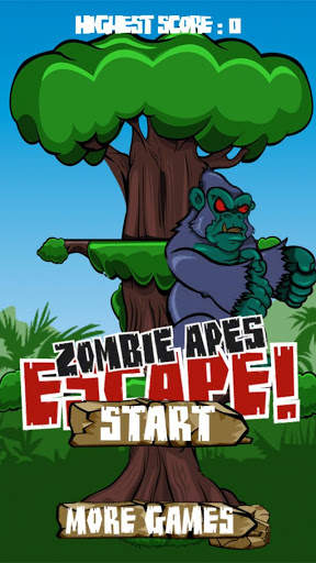 Zombie Apes Escape! screenshot 1