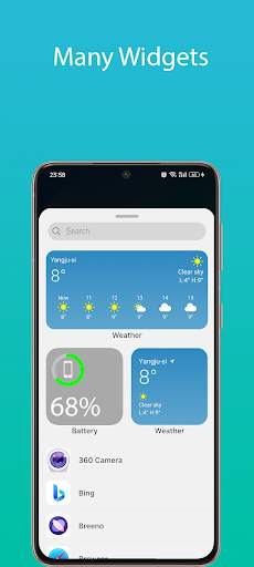 iOS 17 Launcher with App Lock screenshot 7
