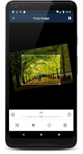Crop Image - Rotate image and  screenshot 2