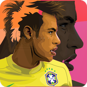Neymar vs Messi icon
