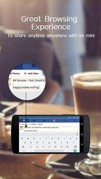 KK Mini Browser Safe & Fast स्क्रीनशॉट 4