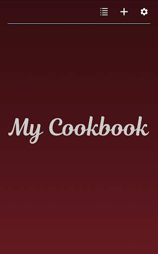 My Cookbook screenshot 1
