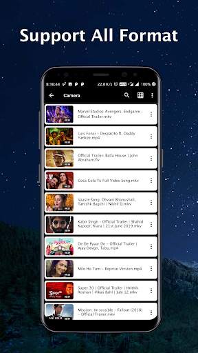 VLR Video player screenshot 2