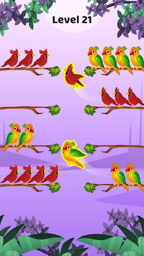 Bird color sort - Match puzzle screenshot 3