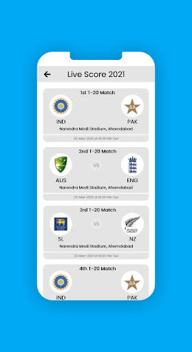 T20 world cup - Live Cricket Score screenshot 2