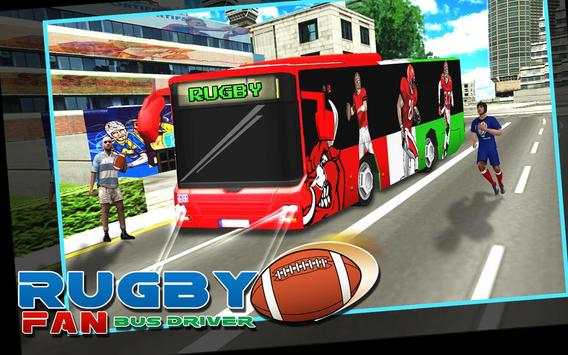 Rugby Fan Bus 3D Driver screenshot 1