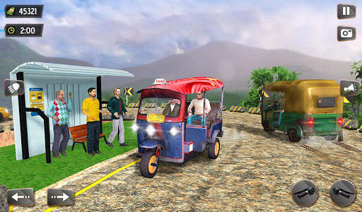 Tuk Tuk Rickshaw Driving - Offroad Auto Driver screenshot 8