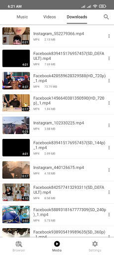 Video Downloader For Facebook & Instagram screenshot 8
