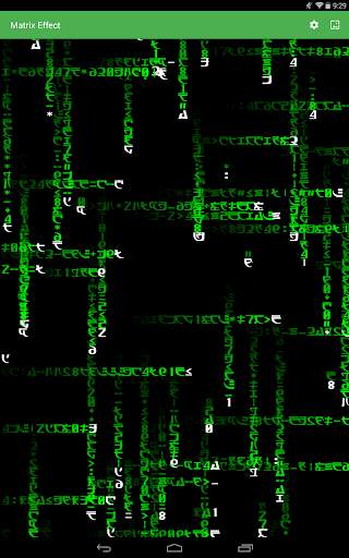 Matrix Effect Live Wallpaper screenshot 14