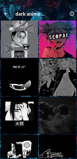 dark anime wallpaper screenshot 2