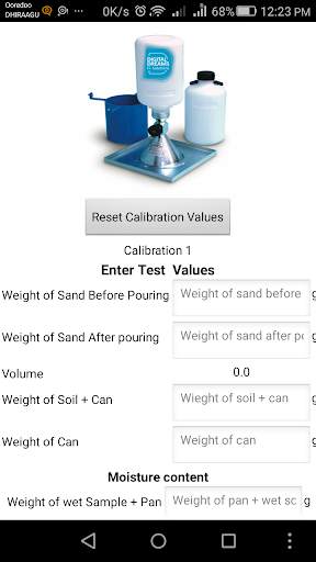 Field Density Test Calculator screenshot 5