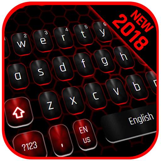 Classic Black Red Keyboard 10001005