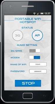 Portable Wifi hotspot screenshot 1