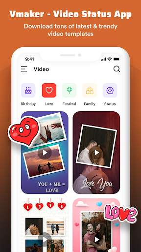 Vmaker - Video Status WhatsApp screenshot 1