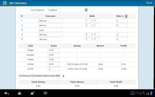 Bet Calculator screenshot 8