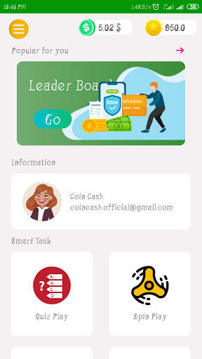Coin Cash Make Money (Get Free Earn Cash Rewards) screenshot 1
