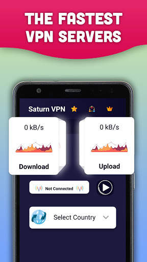 Saturn VPN - PRO Unlimited VPN & Fast Security VPN screenshot 2