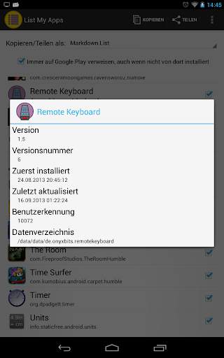 List My Apps screenshot 2