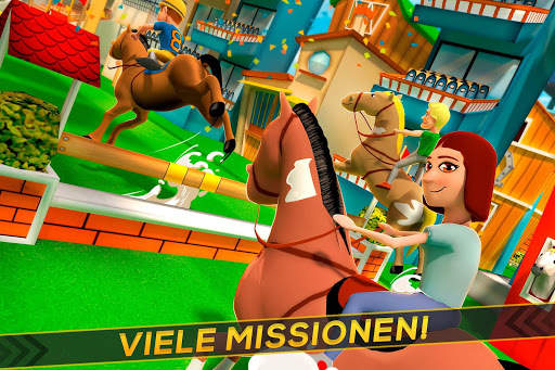 Pferde Reiten Jockey – Gratis-Rennspiel Simulator screenshot 2