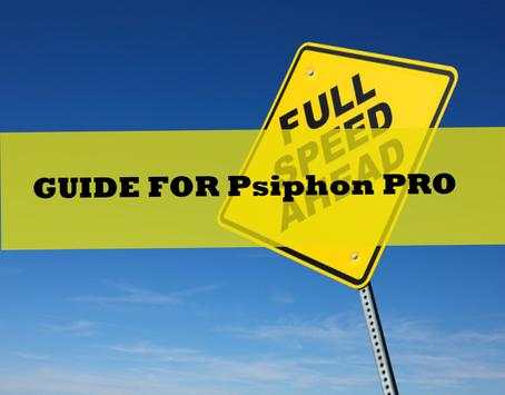 Internet Access Psiphon ProTip screenshot 1