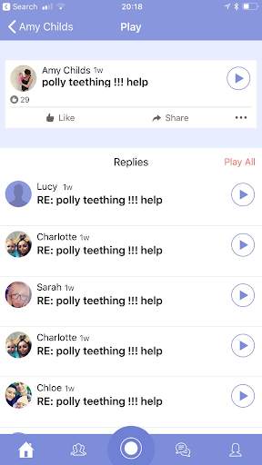 Mums Anywhere Voice Messenger screenshot 3