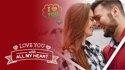 Romantic Love Photo Frames 2020: Love Photo Editor screenshot 1