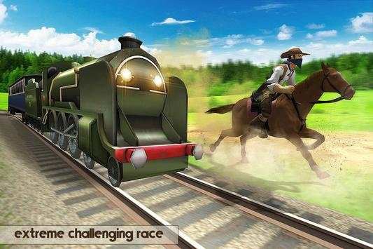 Train vs Horse Addictive Racing Free screenshot 2