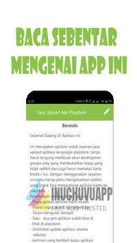 Jasa Upload Apk Playstore screenshot 4