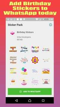 Birthday Stickers screenshot 5