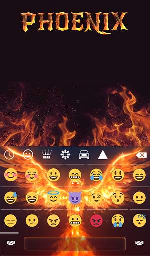 Phoenix Animated Keyboard   Live Wallpaper screenshot 4