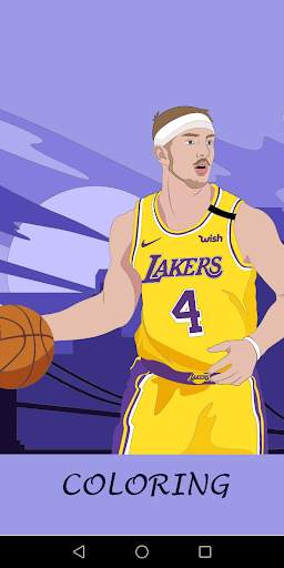 Basketball Color by Numbers screenshot 1