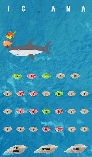 Hangman (Shark Attack) screenshot 12