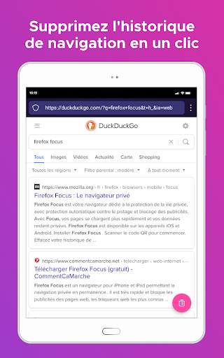 Firefox Klar screenshot 9
