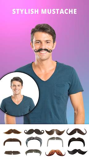Men Hairstyle Photo Editor 2021: Mustaches & Beard screenshot 4