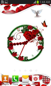 Rose Flower Clock screenshot 18