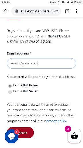 ExtraTenders ( ሞብ ቴንደርስ ) -  የጨረታ ቴክኖሎጂ! screenshot 8