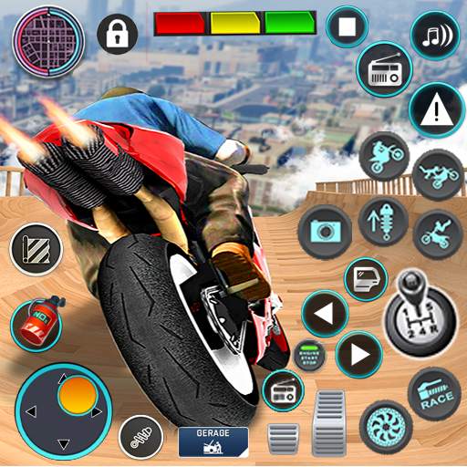 Mega Ramp Bike Stunts Games 3D screenshot 1