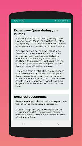 Qatar Visa Check and Apply screenshot 5