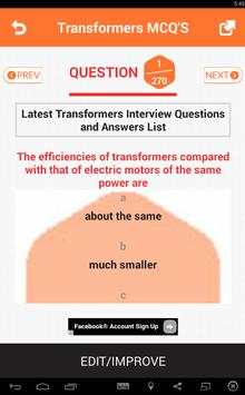 Transformers MCQs скриншот 3