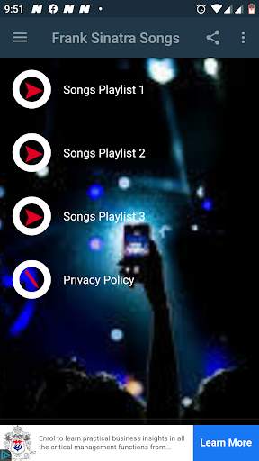 Frank Sinatra Songs 2 تصوير الشاشة