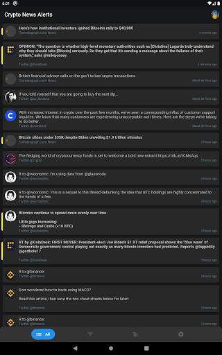 Crypto News Alerts - Track bitcoin news - altcoins screenshot 16
