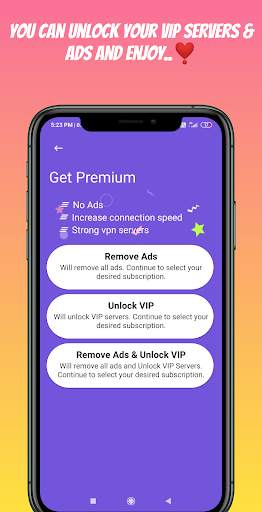 Infinity Vpn - fast and secure server screenshot 2