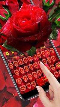 Red Rose Love Keyboard screenshot 2
