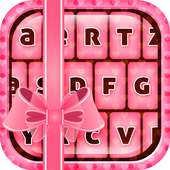 Pink Bow Emoji Keyboard logo